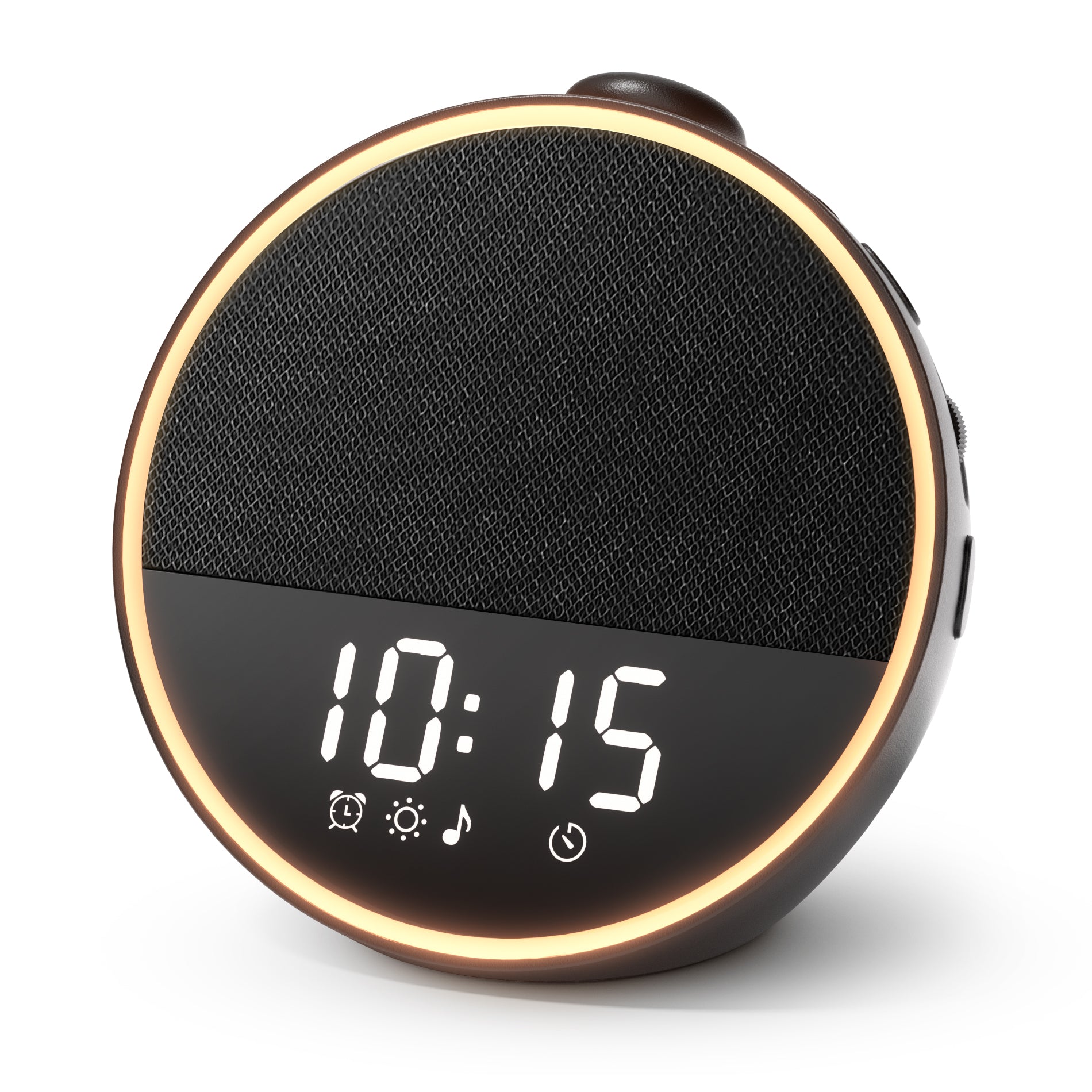 Narelu Sound Machine - Alarm Clock White Noise Sound Machine for Sleep, Night Light, 30 Soothing Sounds, 10 Gentle Alarms, Sleep Timer, Screen-Free Sleep Routine for Adults, Travel, Nightstand, Office